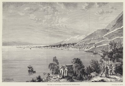 The Lake of Tali (Carajan of Polo) from the Northern End by Louis after Delaporte